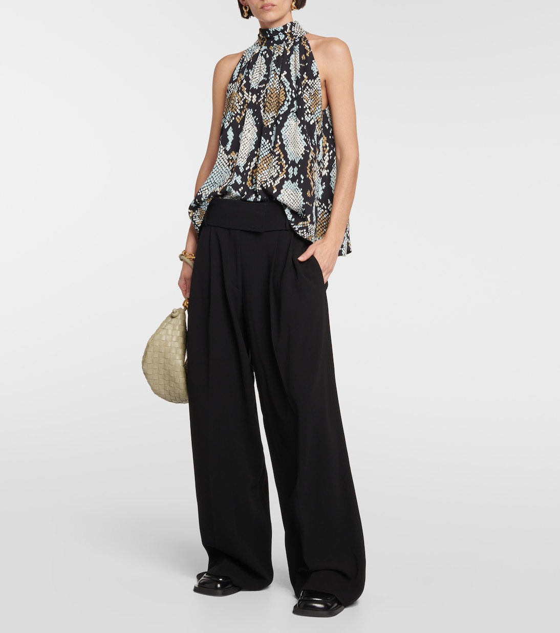 Weite Hose aus Crêpe | Proenza Schouler
