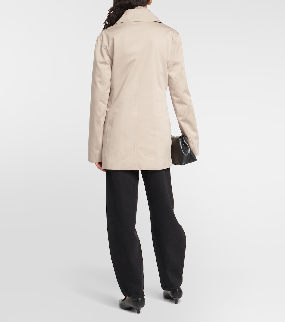 Chaqueta cruzada de algodón | Toteme