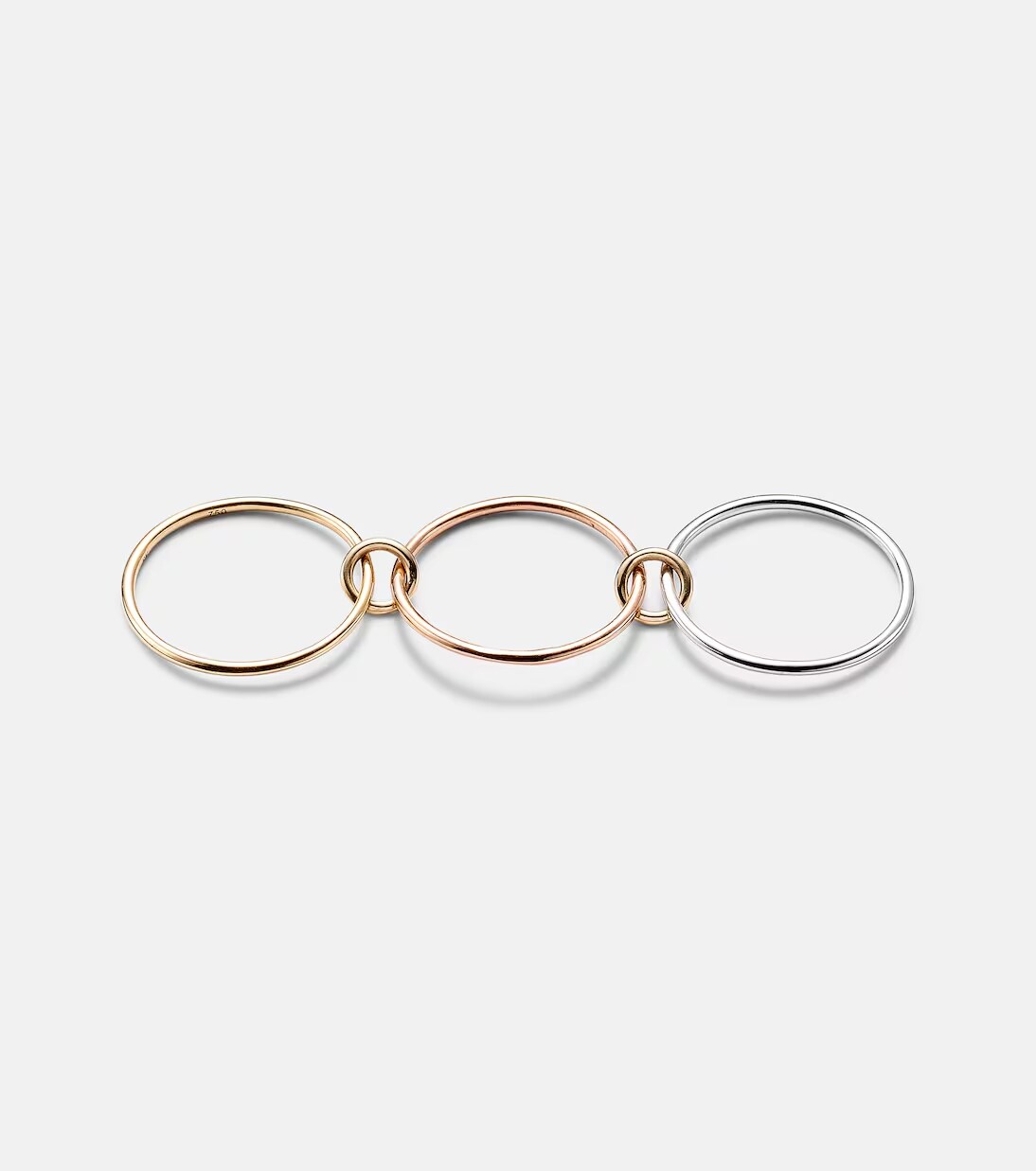 Cyllene MX 18kt yellow, rose, and white gold rings | Spinelli Kilcollin