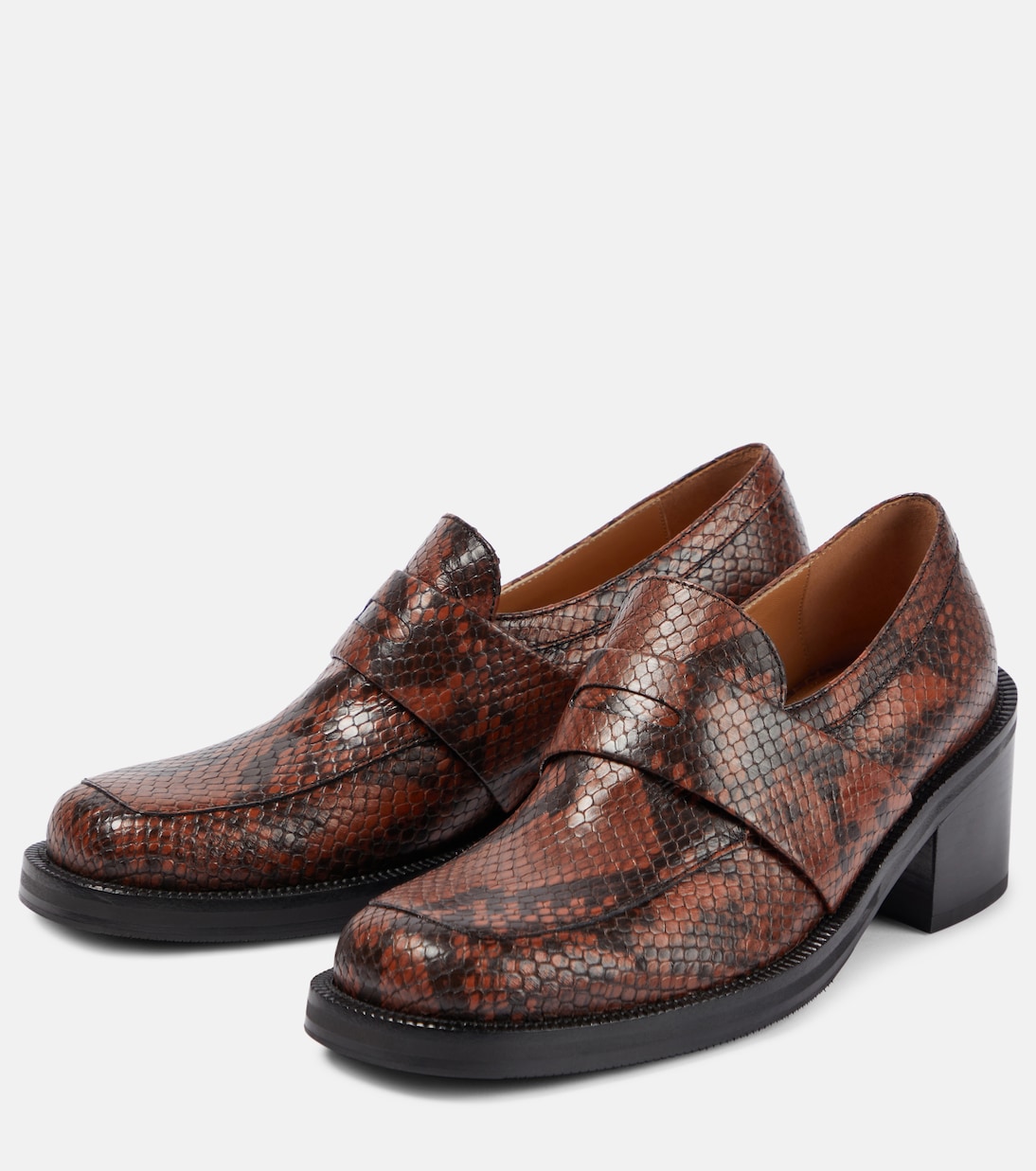 Loafer-Pumps aus Leder | Dries Van Noten