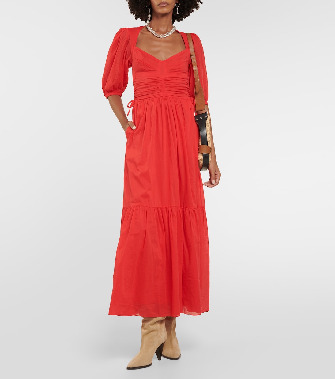 Vestido largo Leoniza de algodón | Marant Etoile