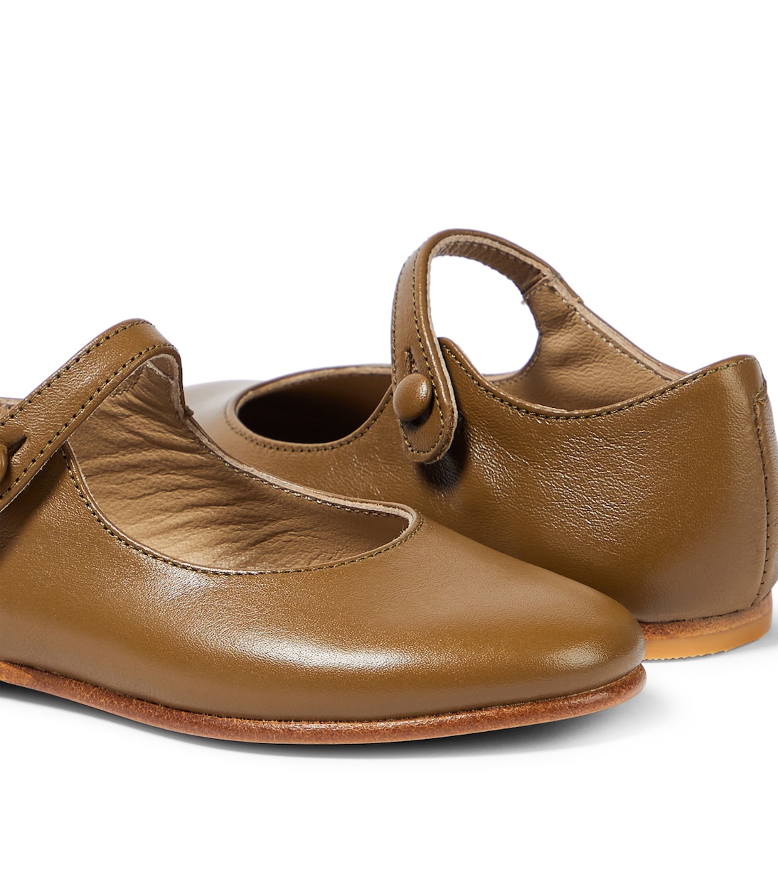 Babies Ella leather ballet flats | Bonpoint