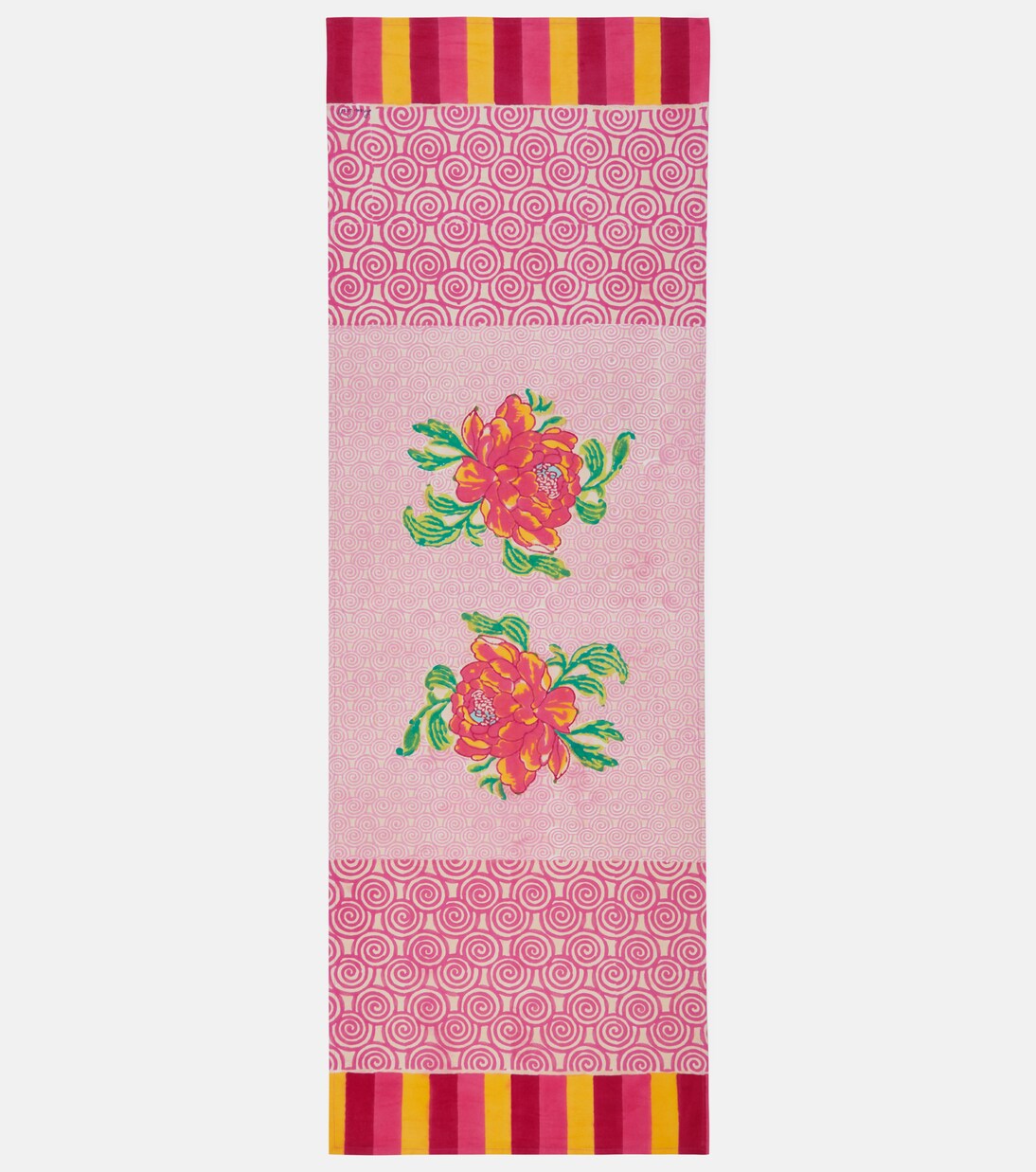 Camelia Magenta cotton table runner | Lisa Corti