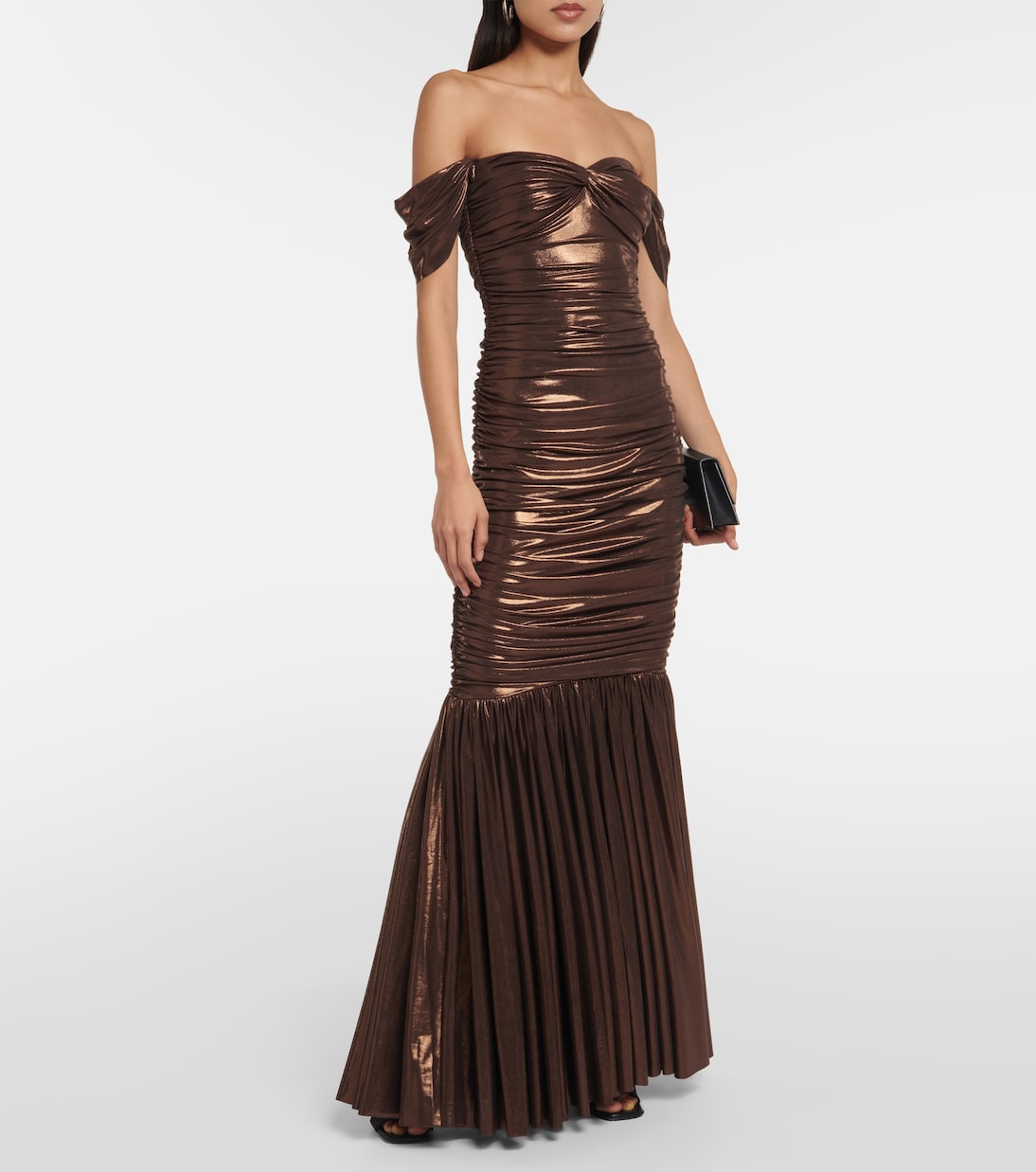 Walter off-shoulder gown  | Norma Kamali