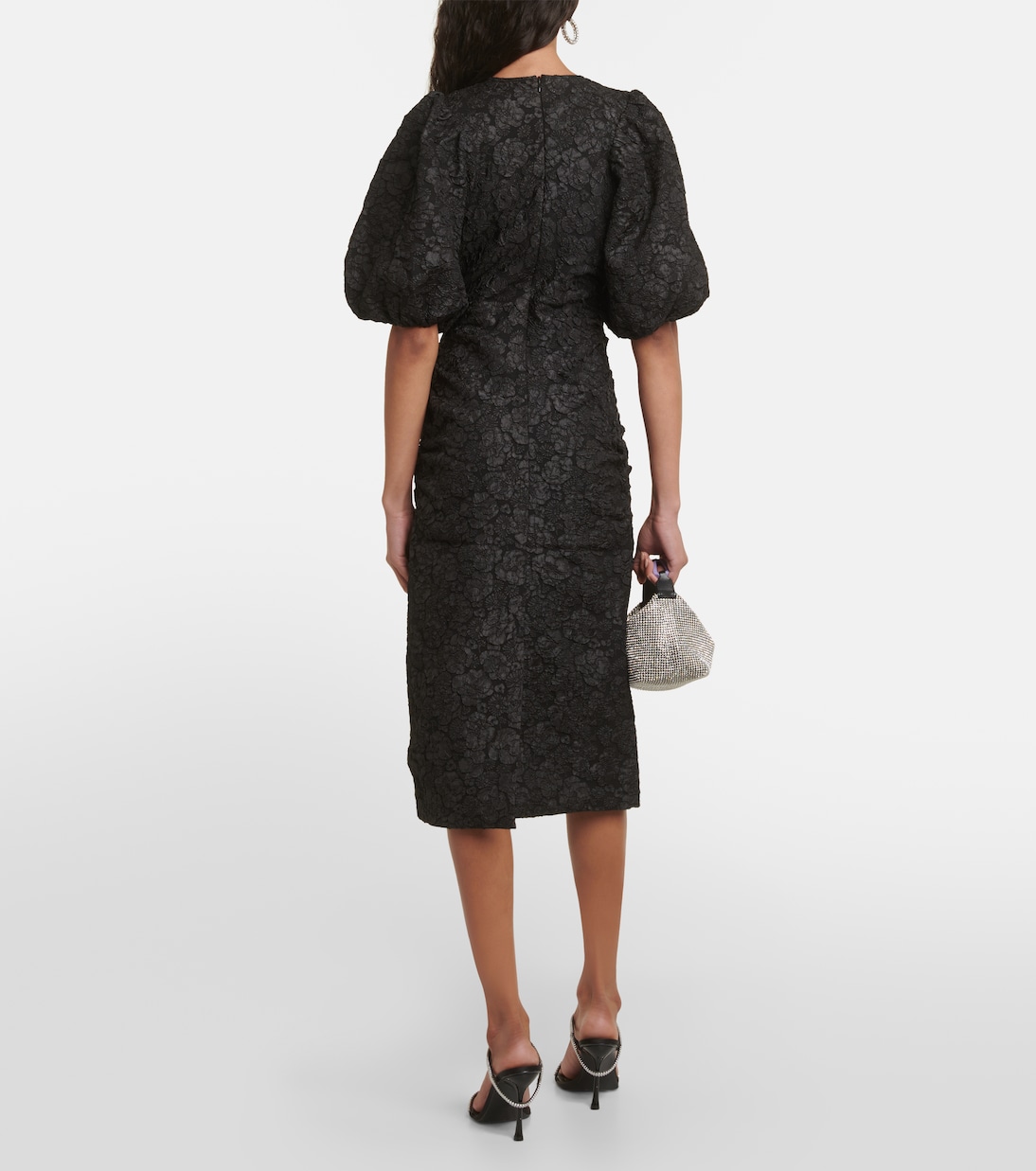Midikleid aus Jacquard | Ganni