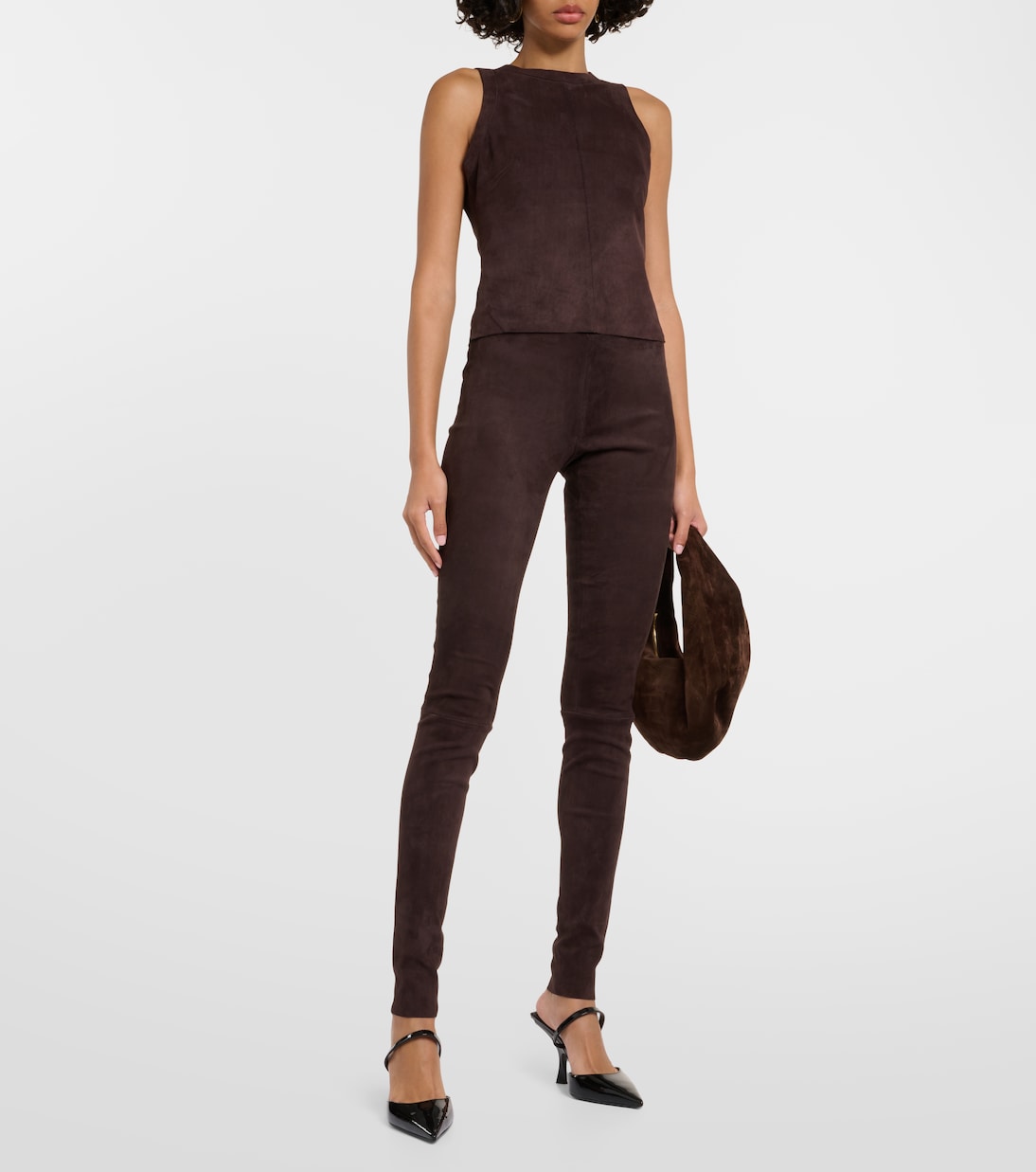 Carolyn suede leggings | Stouls