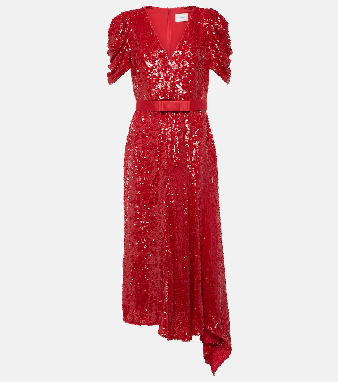 Robe midi asymétrique à sequins | Erdem