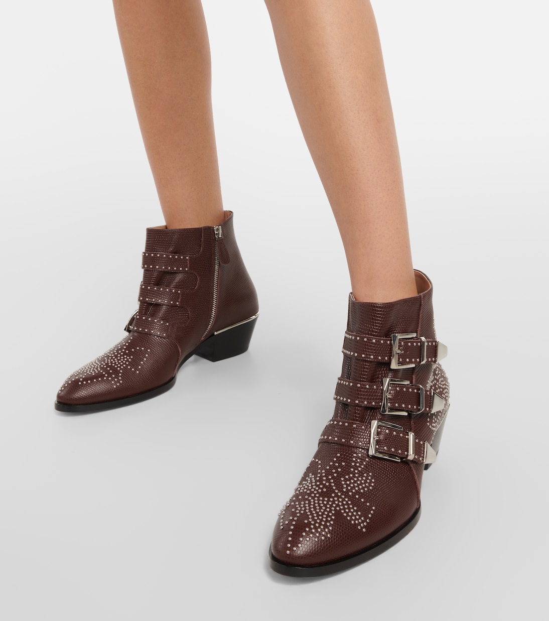 Botines Susan de piel con tachuelas | Chloé