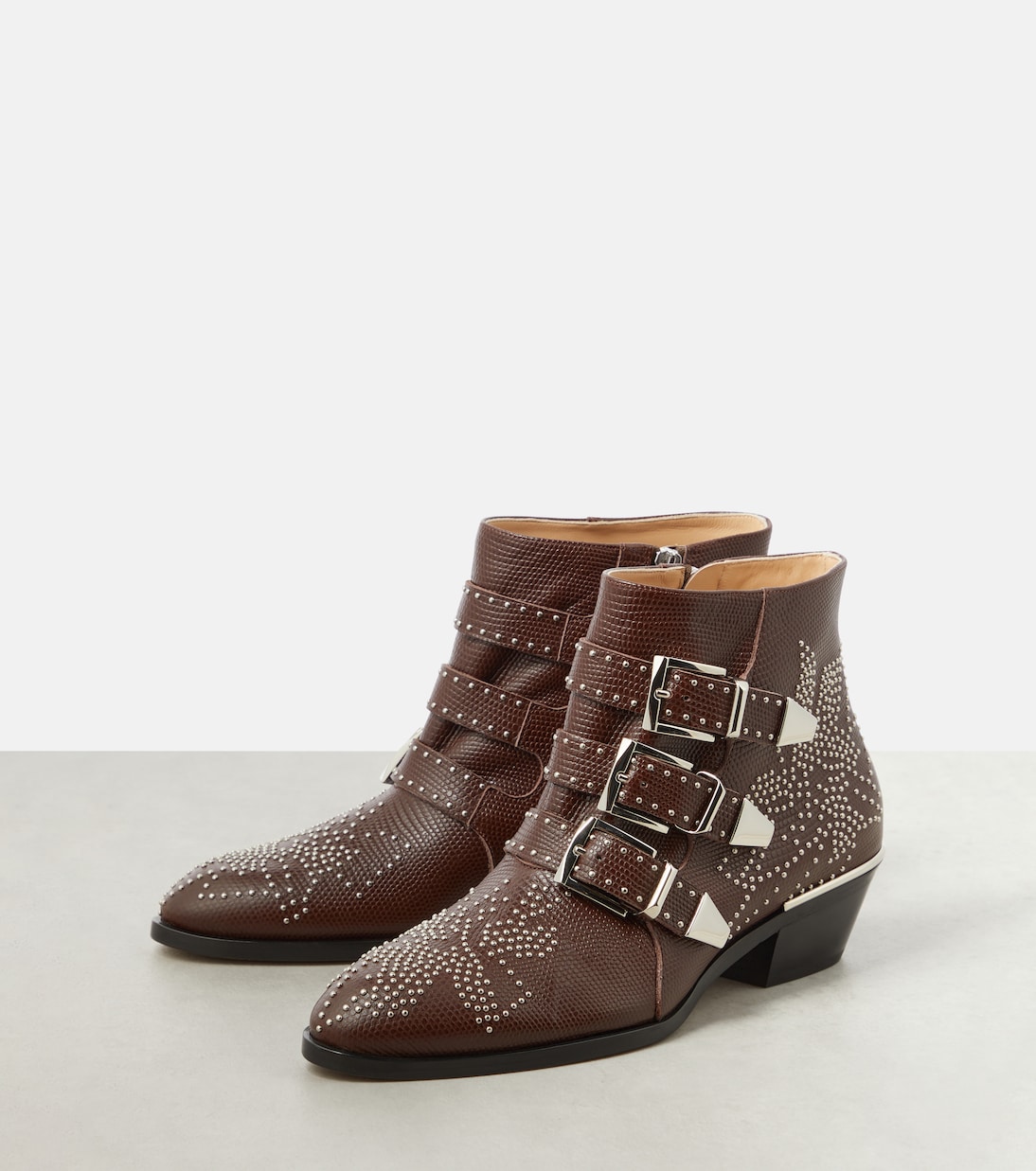 Botines Susan de piel con tachuelas | Chloé