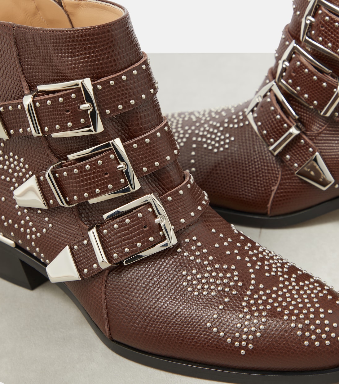 Botines Susan de piel con tachuelas | Chloé