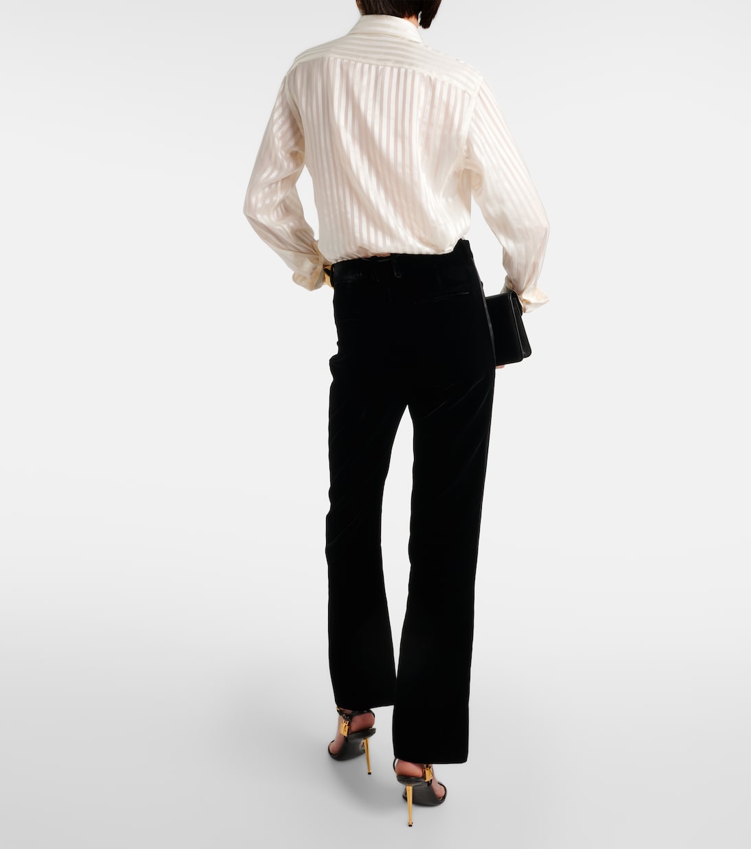 Pantaloni regular Wallis in velluto | Tom Ford