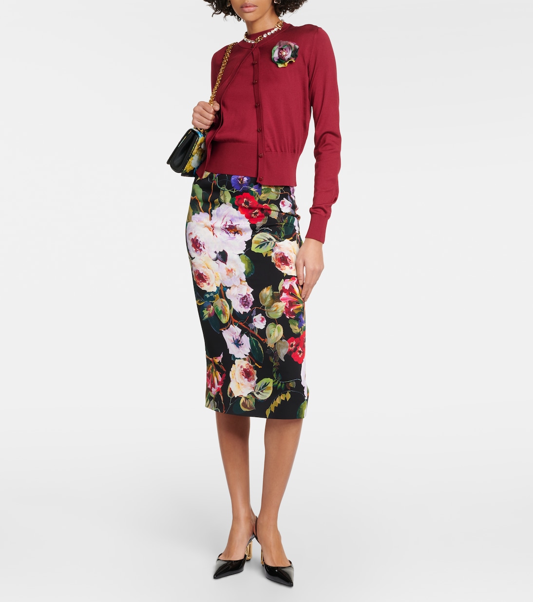 Cardigan in seta | Dolce&Gabbana
