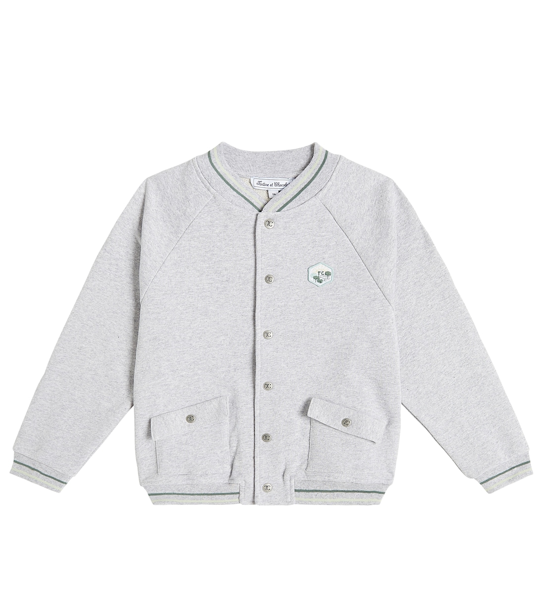 Cardigan Teddy in pile di cotone | Tartine et Chocolat
