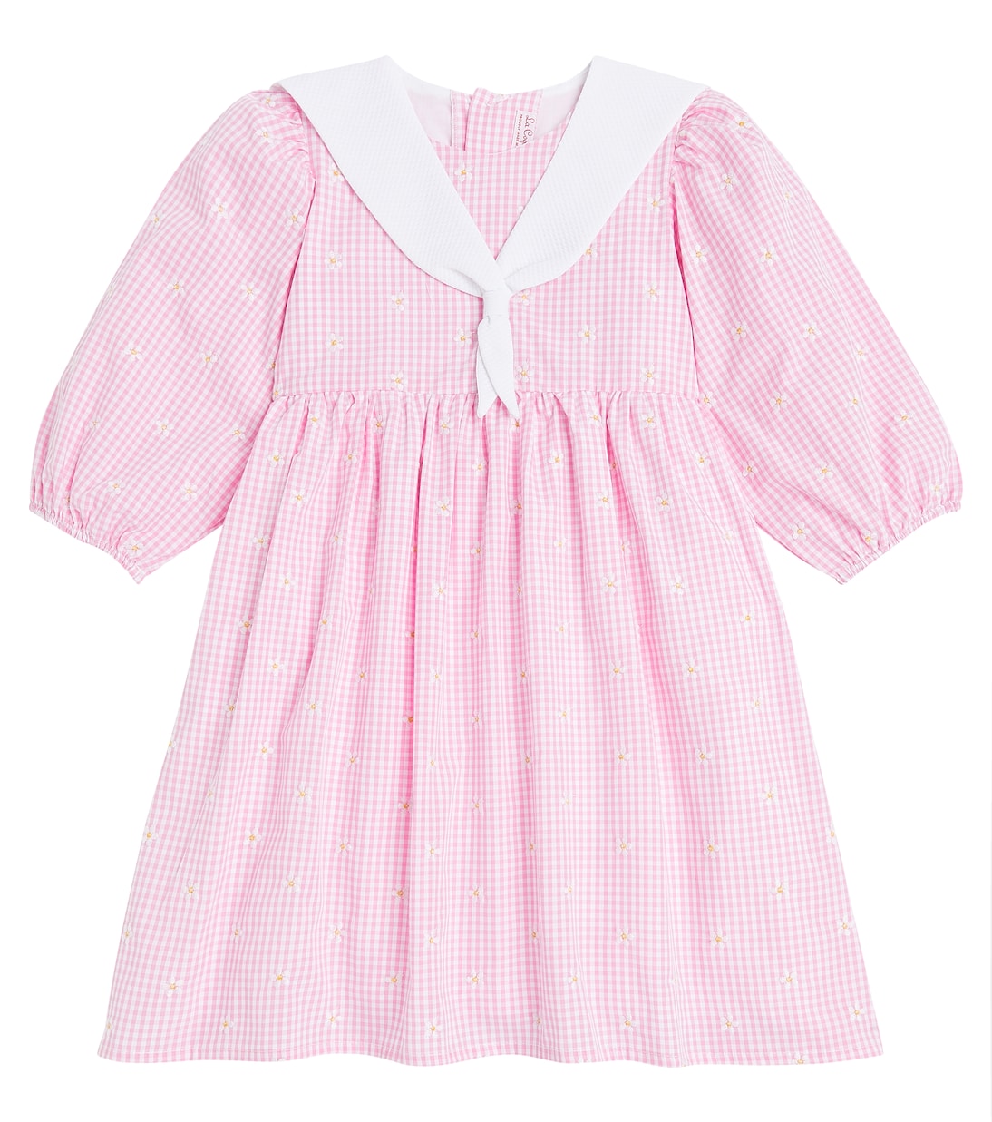 Robe Amelia brodée en coton mélangé | La Coqueta