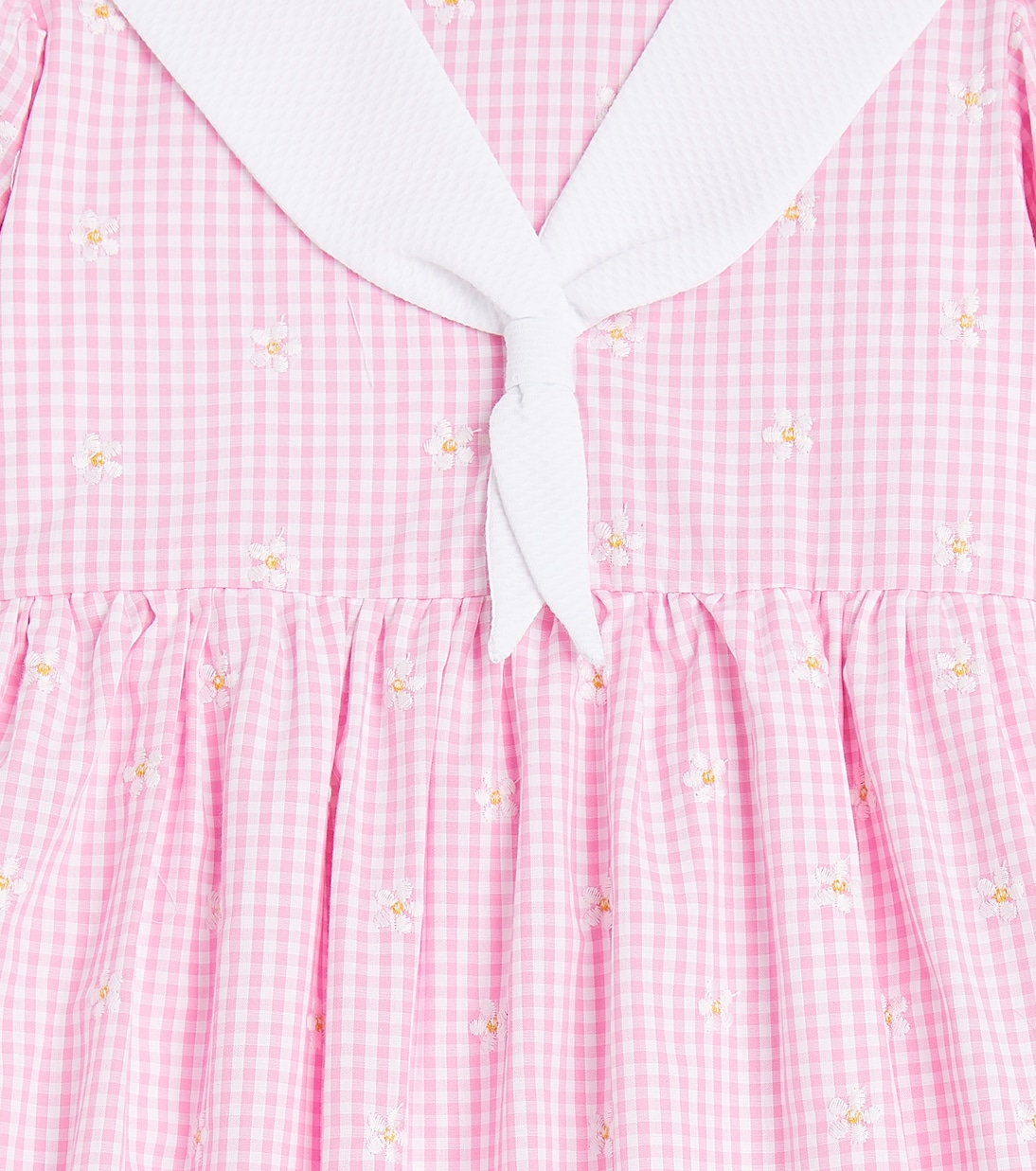 Robe Amelia brodée en coton mélangé | La Coqueta