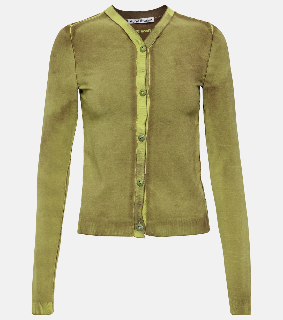 Cardigan Kaluminium in jersey | Acne Studios