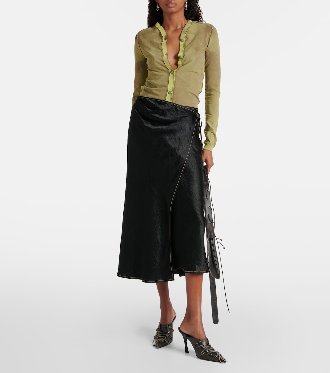 Cardigan Kaluminium in jersey | Acne Studios