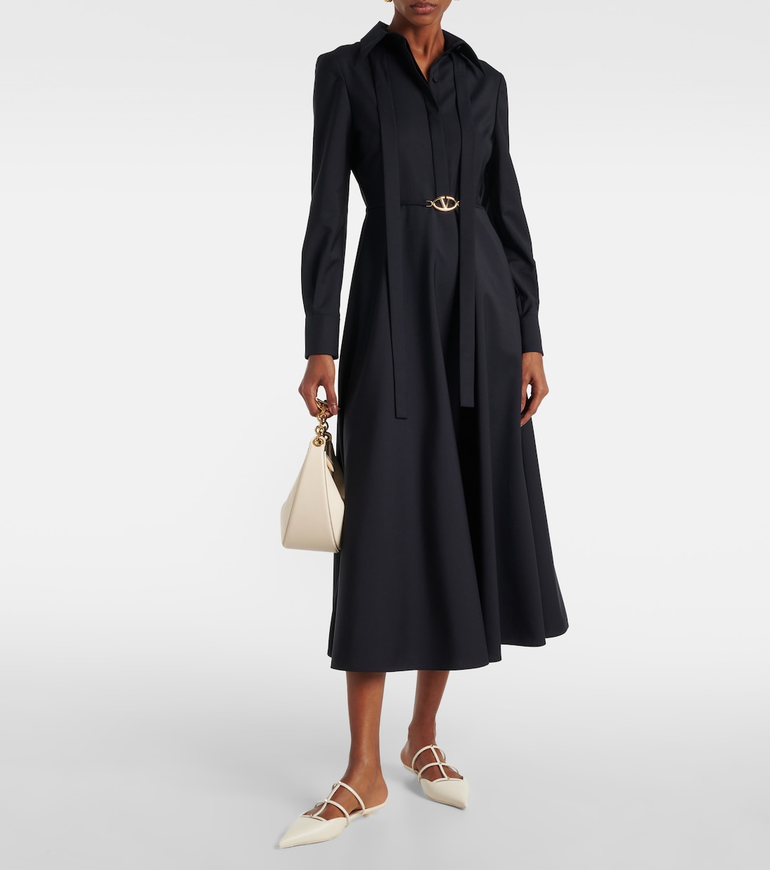 Mules Wispy Rockstud aus Leder | Valentino Garavani