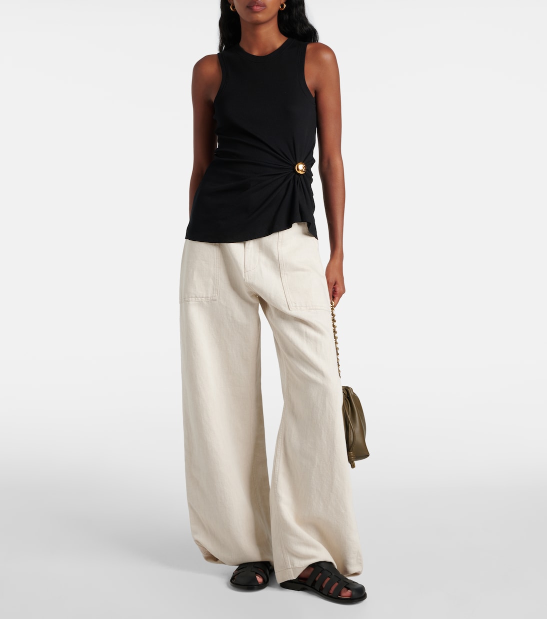 Top Pebble de mezcla de algodón | Loewe