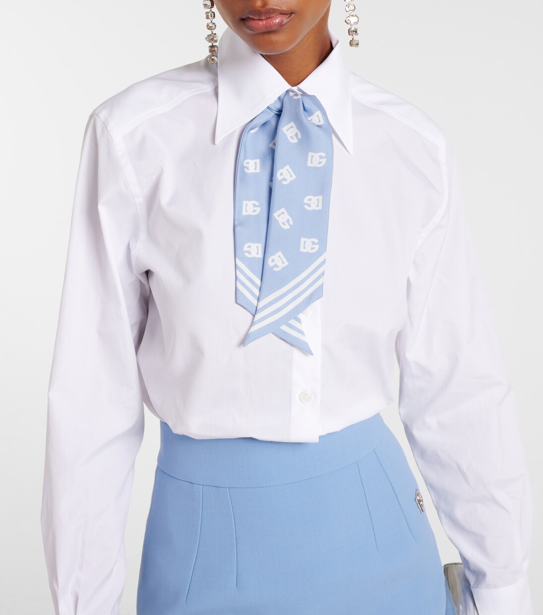 Foulard DG in twill di seta | Dolce&Gabbana