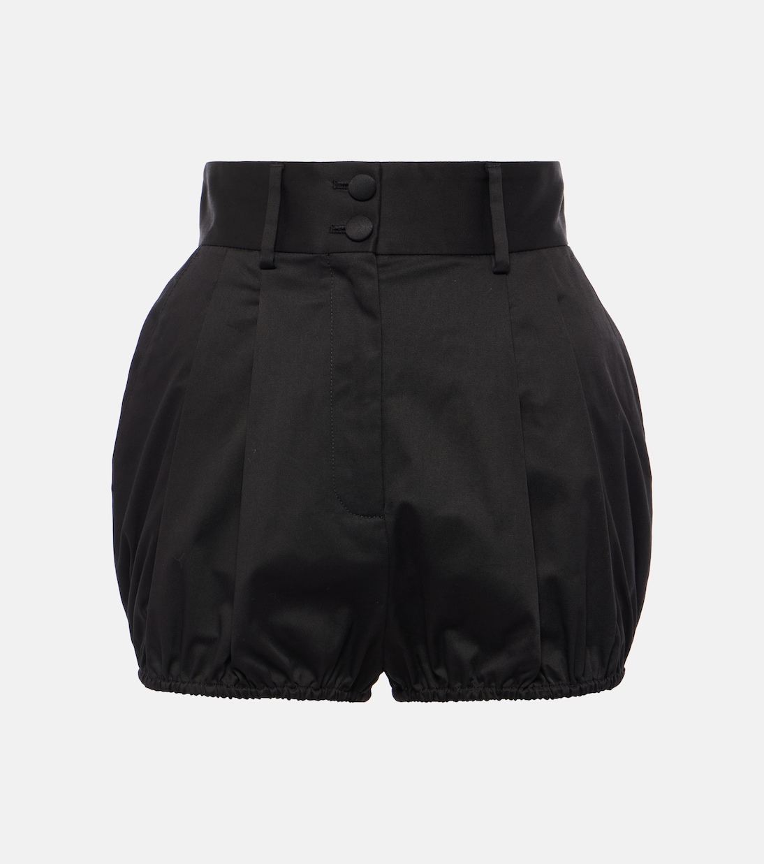 High-Rise Shorts aus Gabardine | Dolce&Gabbana