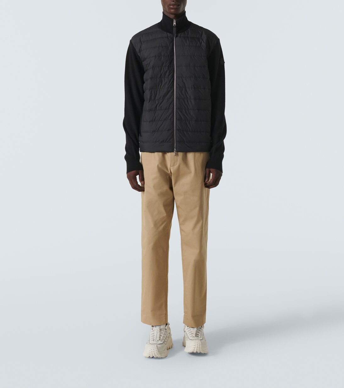 Down-paneled wool and cashmere jacket | Moncler