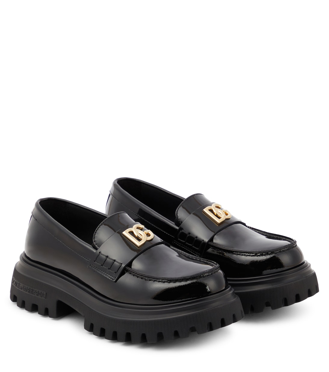 Mocassins en cuir verni | Dolce&Gabbana Kids