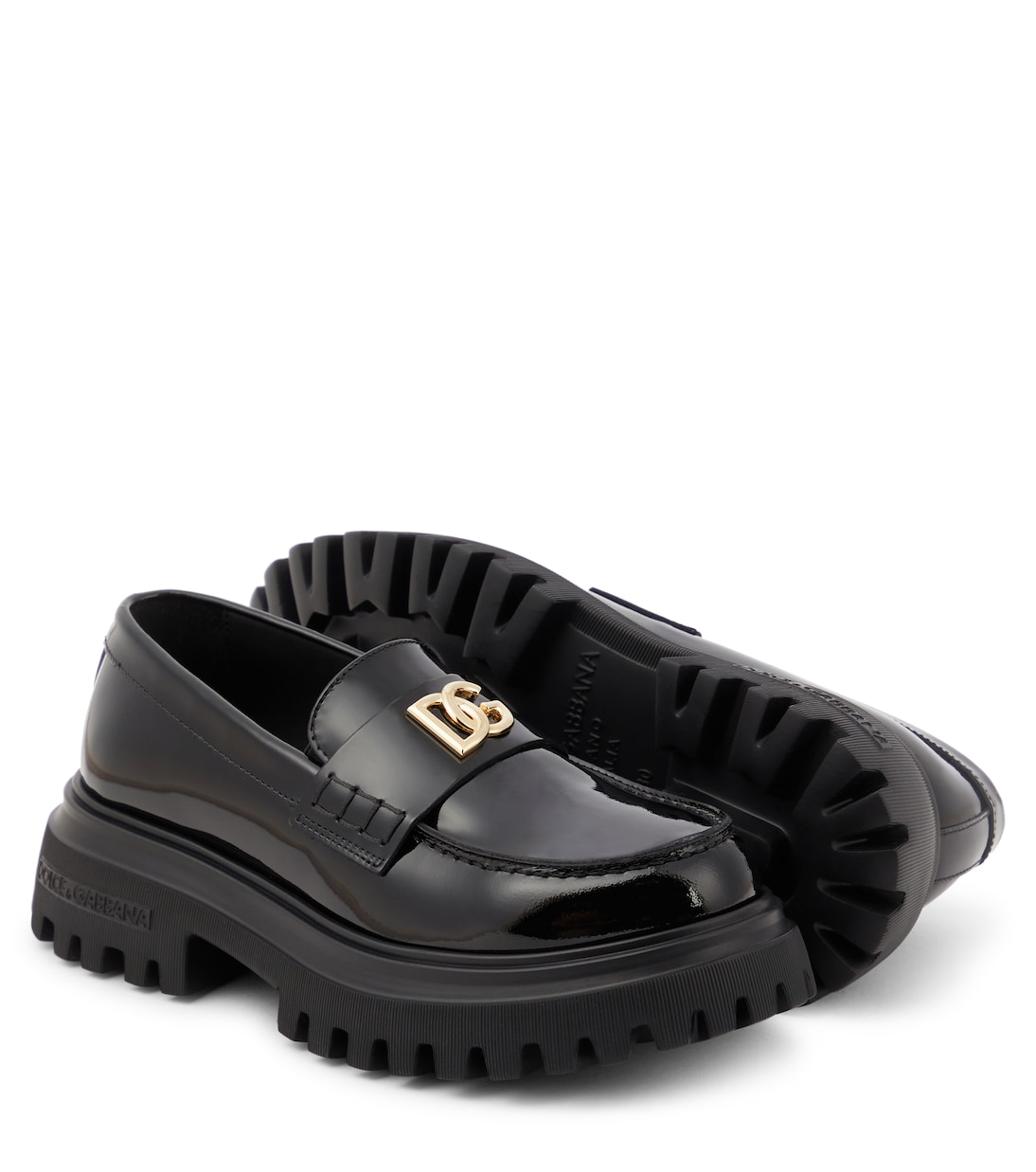 Mocassins en cuir verni | Dolce&Gabbana Kids