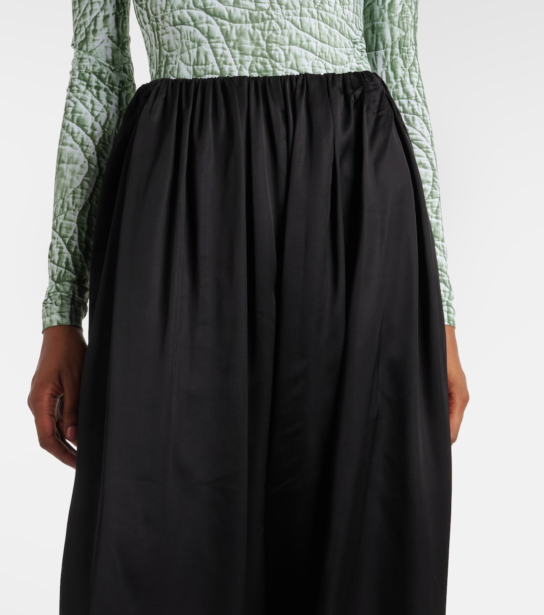 Pantaloni a gamba larga e vita media | MM6 Maison Margiela