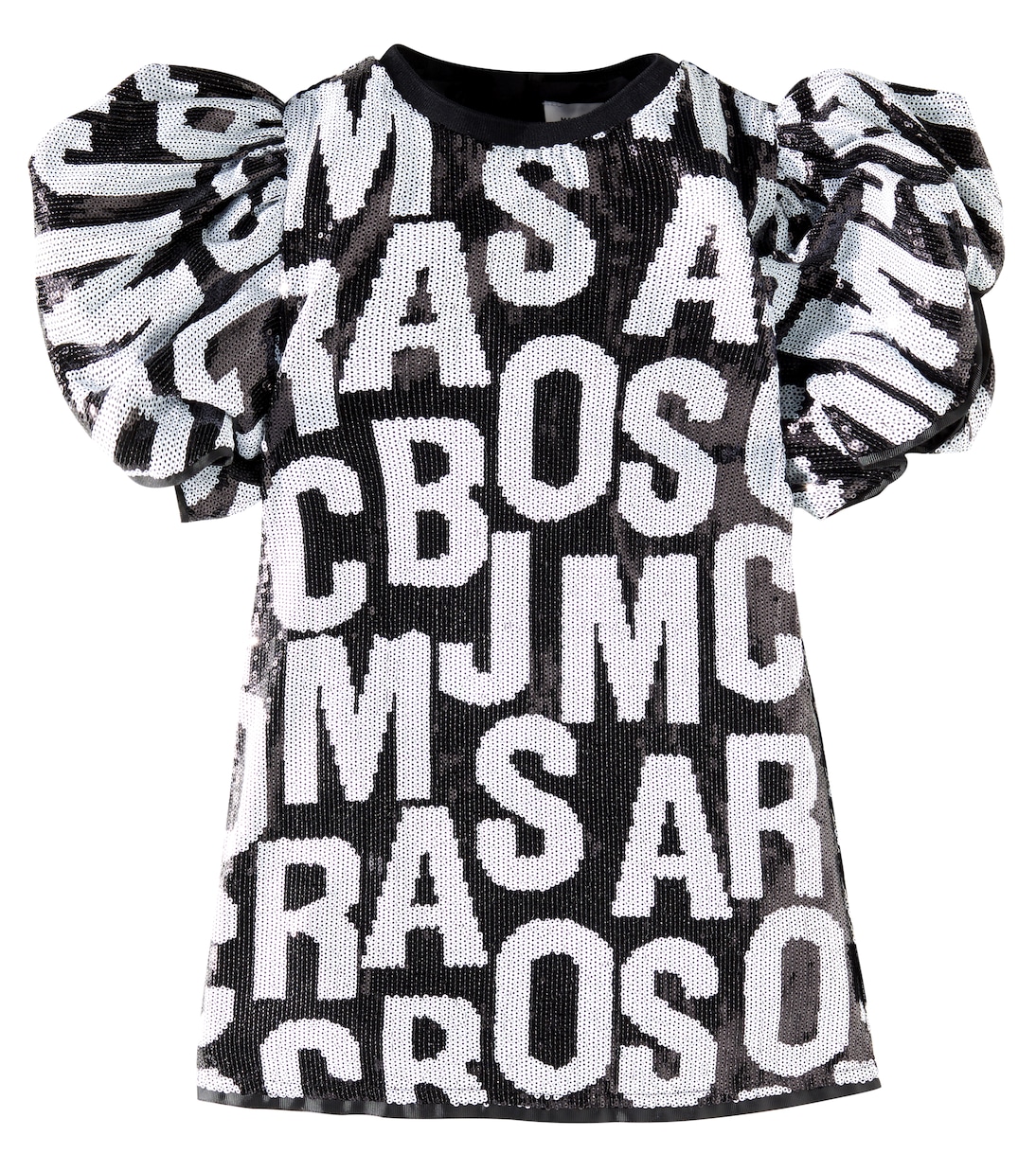 Abito Jumbled Logo con paillettes | Marc Jacobs Kids