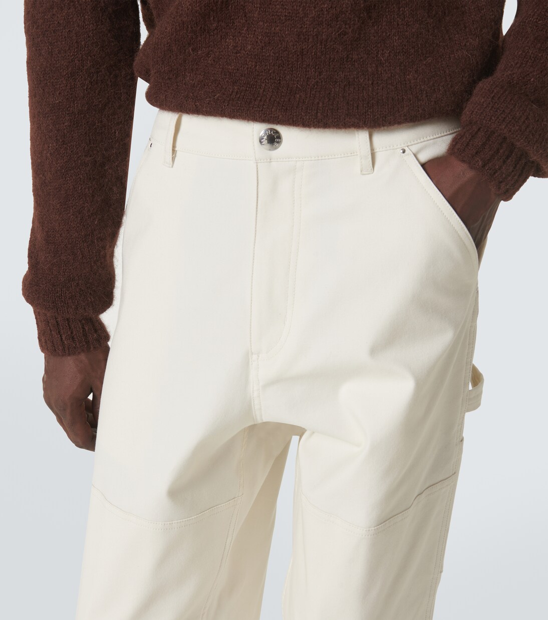 Gerade Hose aus Baumwoll-Canvas | Moncler