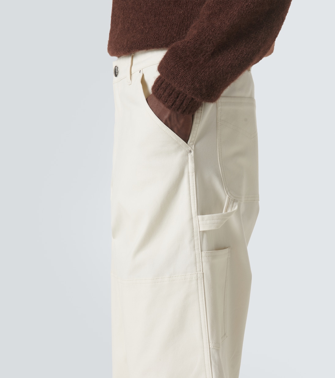 Gerade Hose aus Baumwoll-Canvas | Moncler