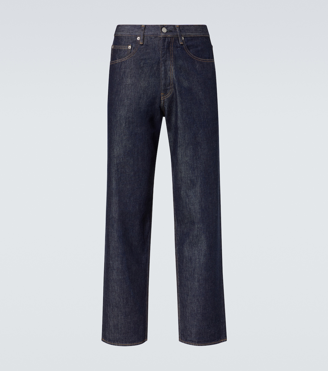 Jeans a gamba larga e vita media | Auralee