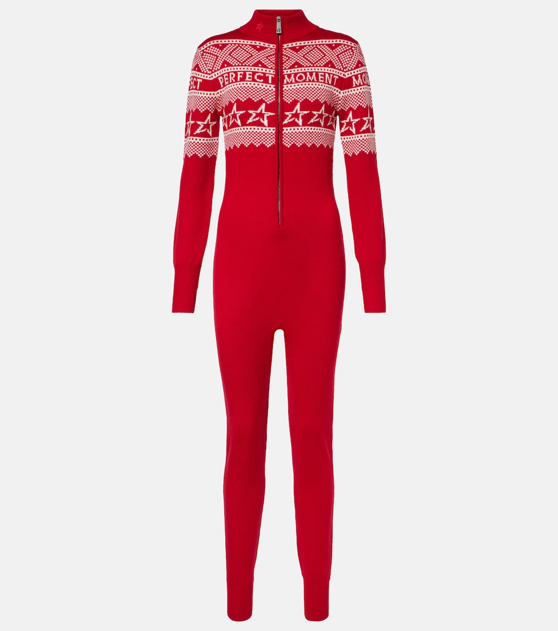 Wool intarsia jumpsuit | Perfect Moment