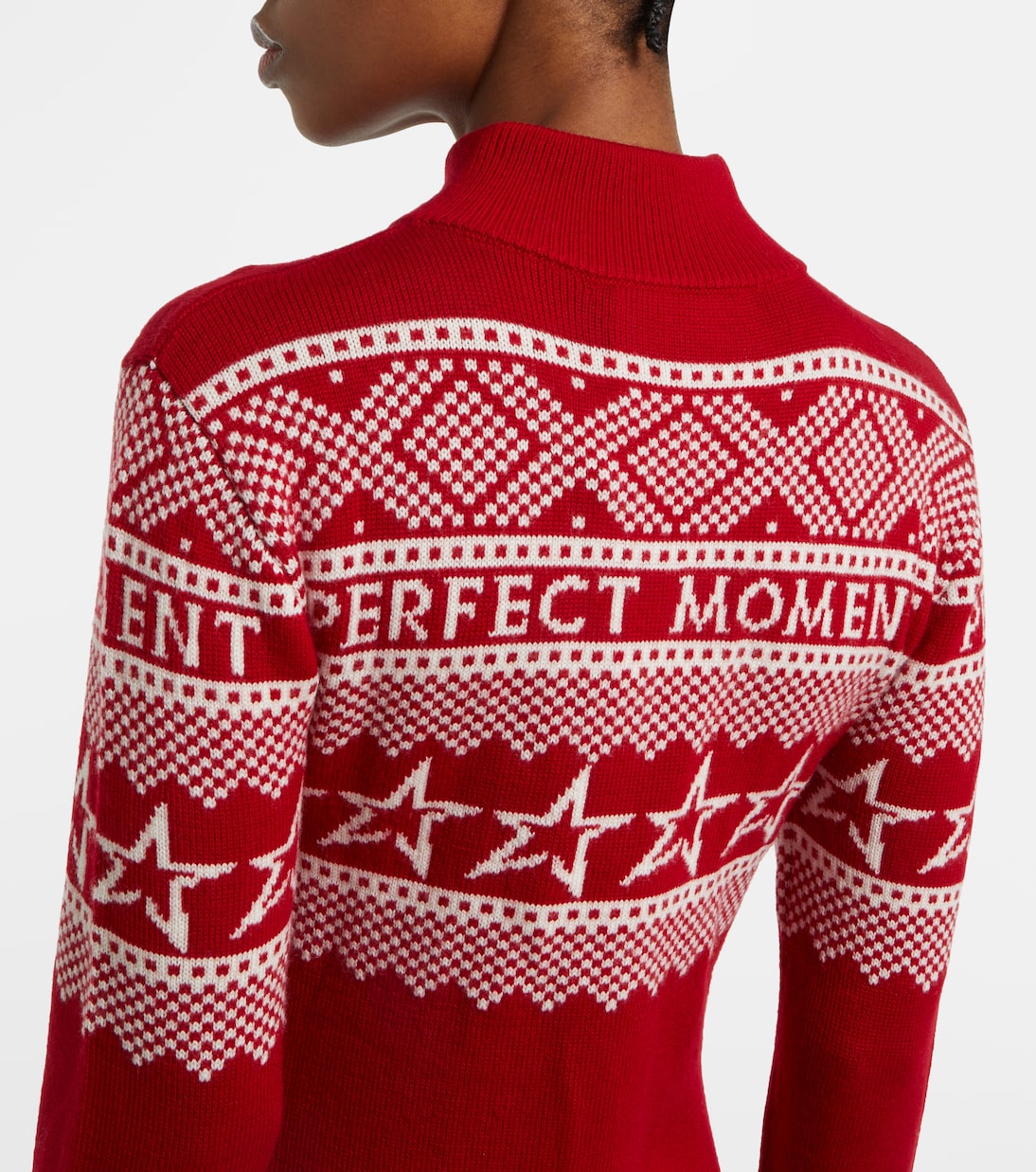 Wool intarsia jumpsuit | Perfect Moment