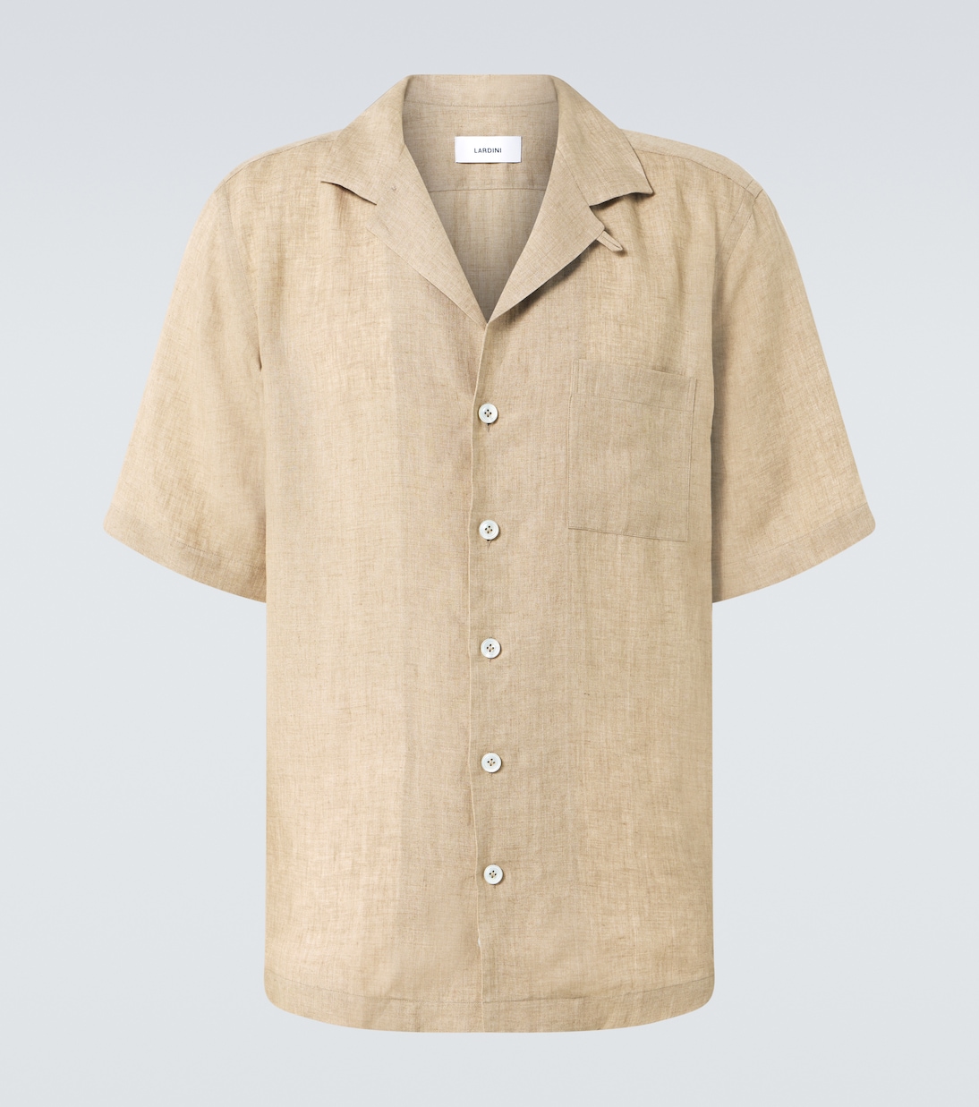 Camicia bowling in lino | Lardini