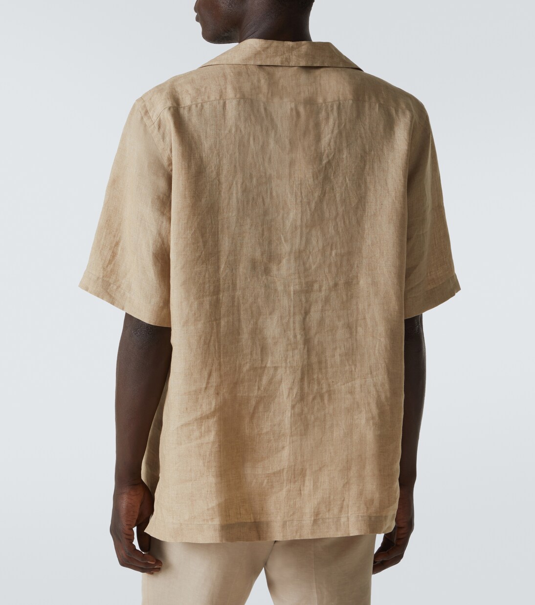 Camicia bowling in lino | Lardini