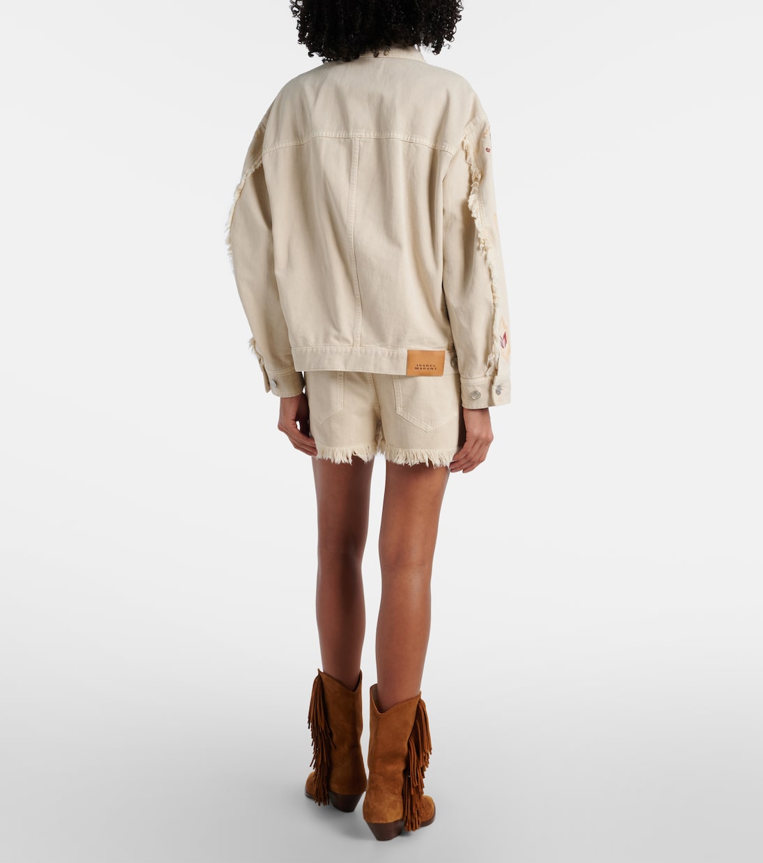 Veste Manona brodée en jean | Marant Etoile