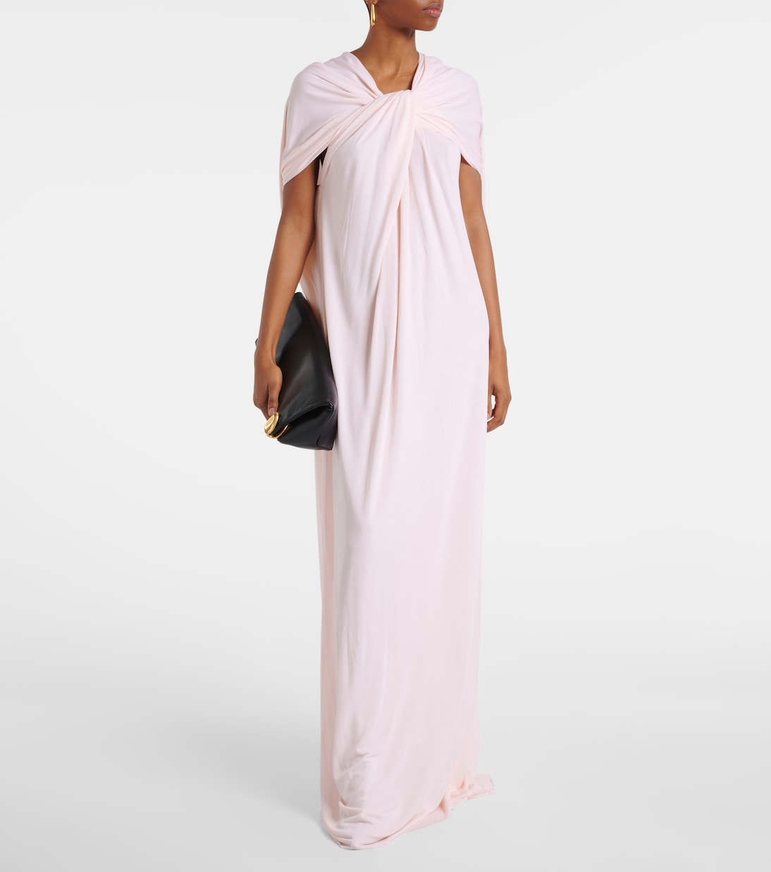 Abito lungo in crêpe di jersy | Jil Sander