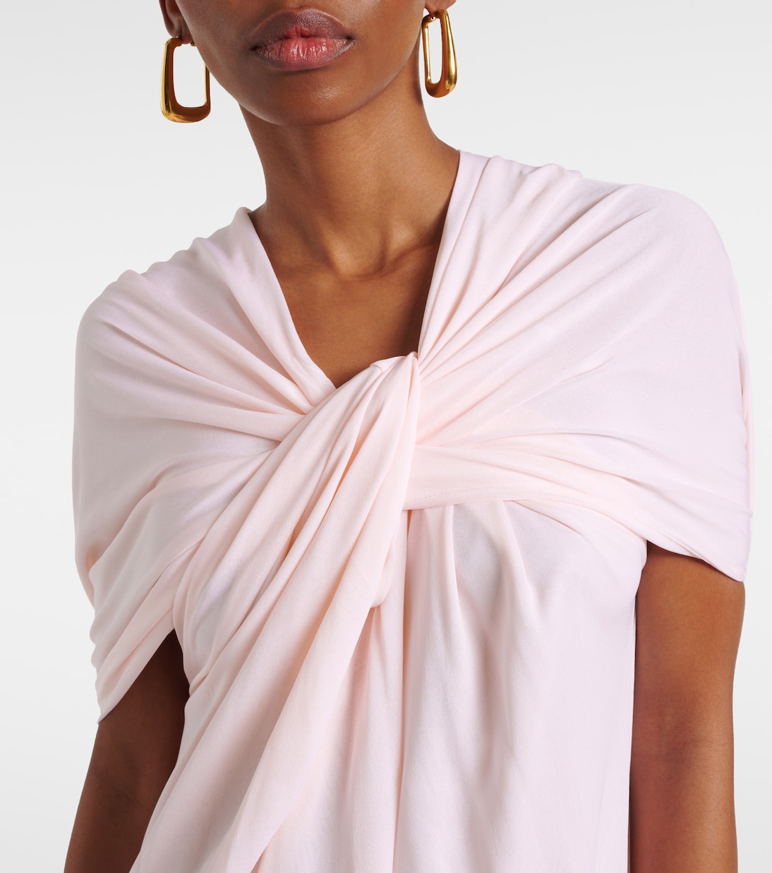 Abito lungo in crêpe di jersy | Jil Sander