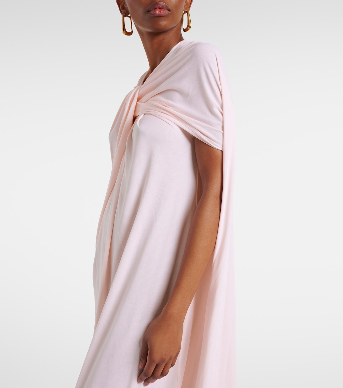 Abito lungo in crêpe di jersy | Jil Sander
