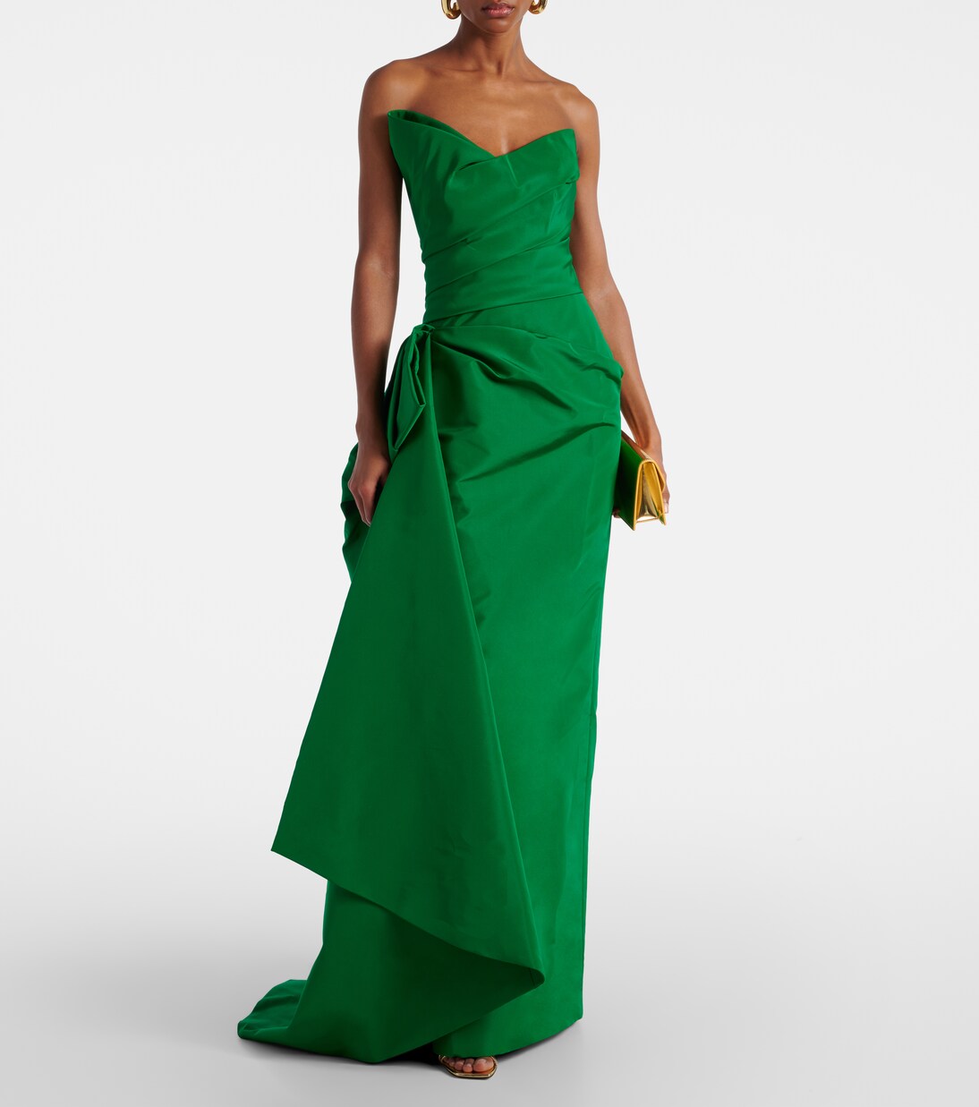 Robe aus Seiden-Faille | Monique Lhuillier