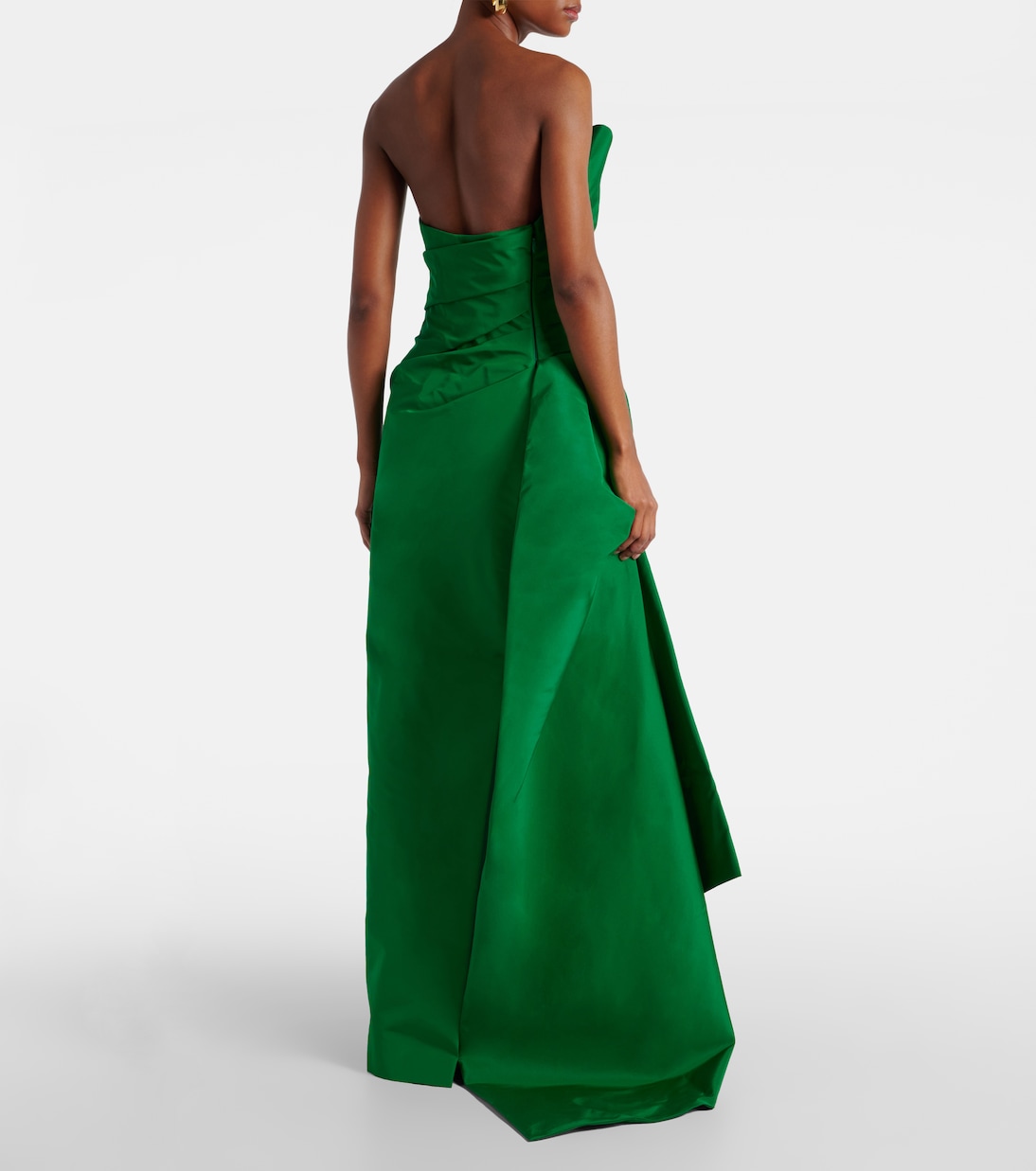 Robe aus Seiden-Faille | Monique Lhuillier