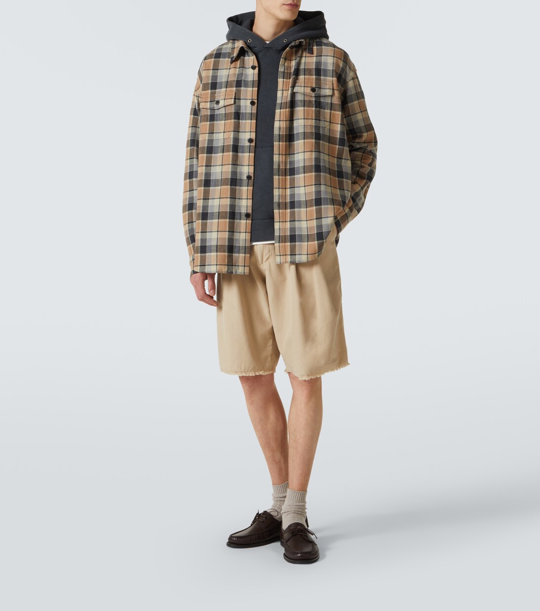 Camicia Lumber Check in lana e lino | Visvim