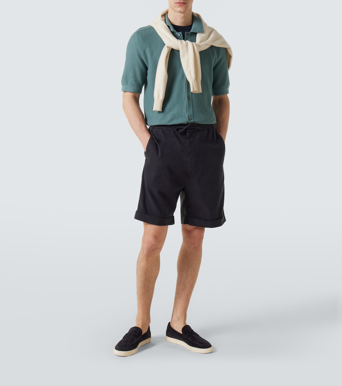 Shorts aus Twill | Canali