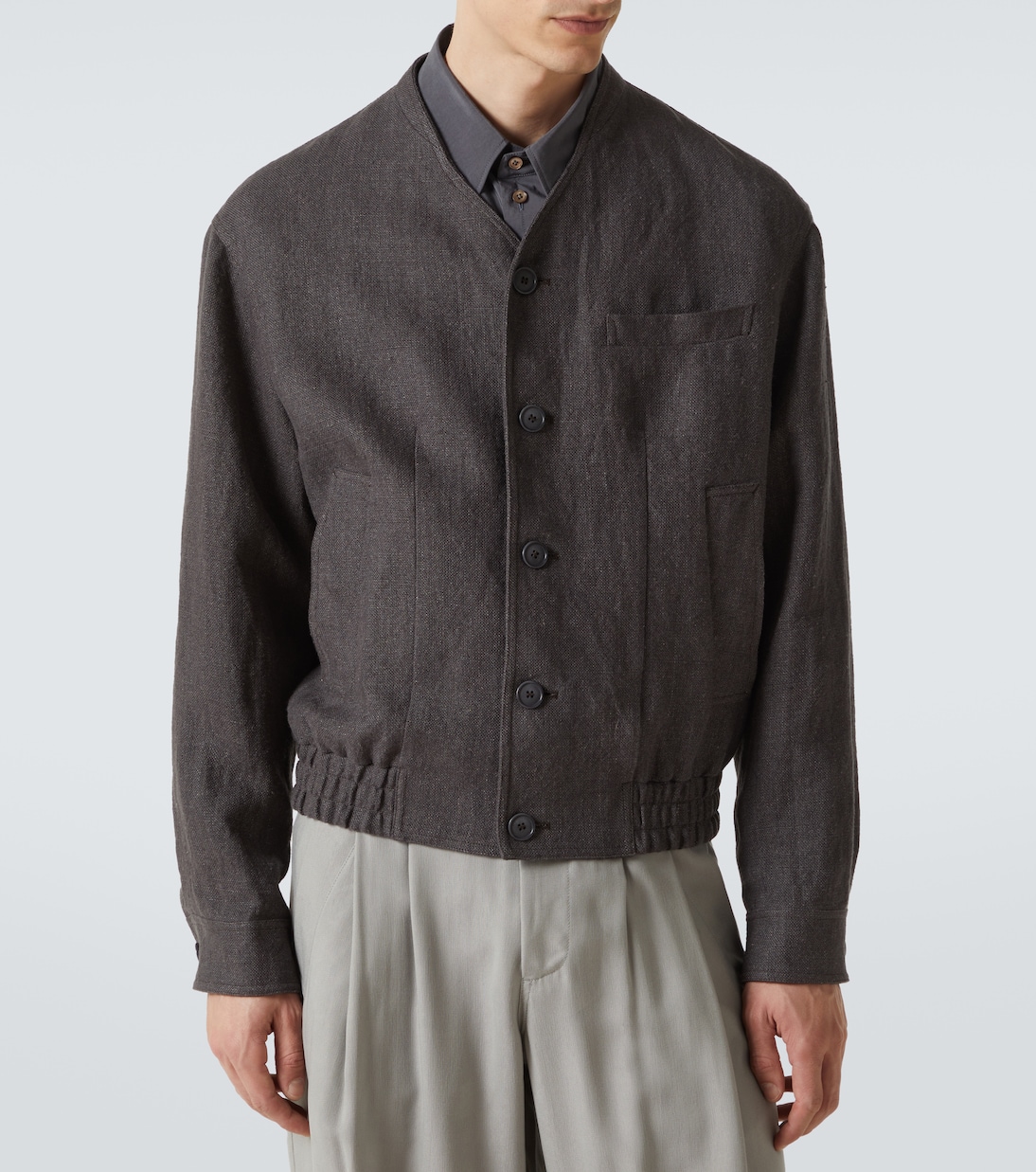 Linen blouson | Giorgio Armani