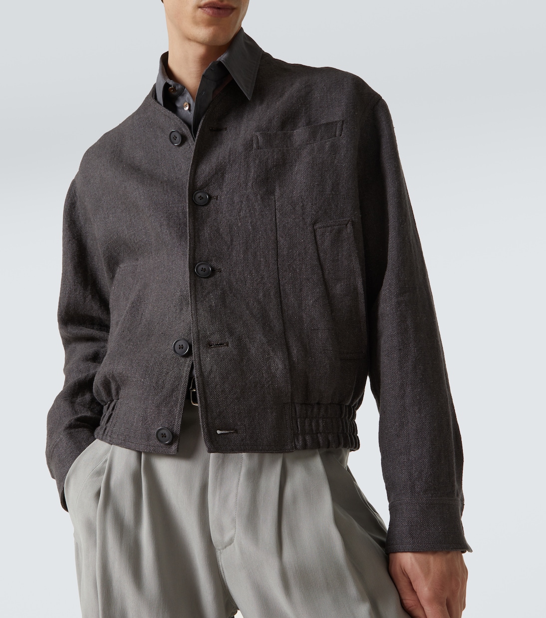Linen blouson | Giorgio Armani