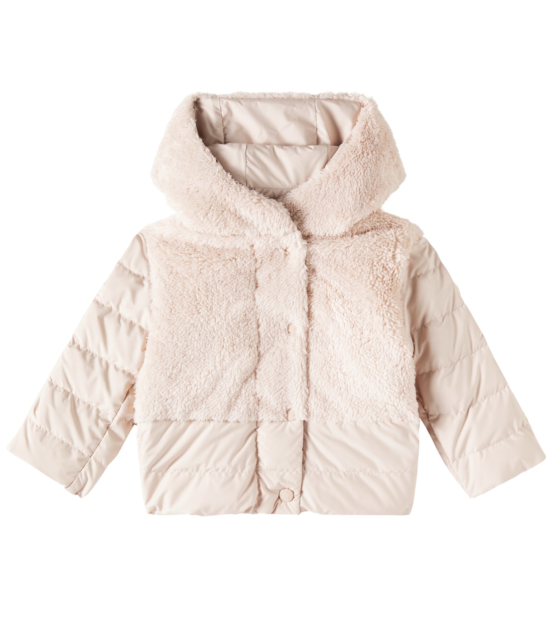 Bebé - chaqueta de plumas con pelo sintético | Moncler Enfant