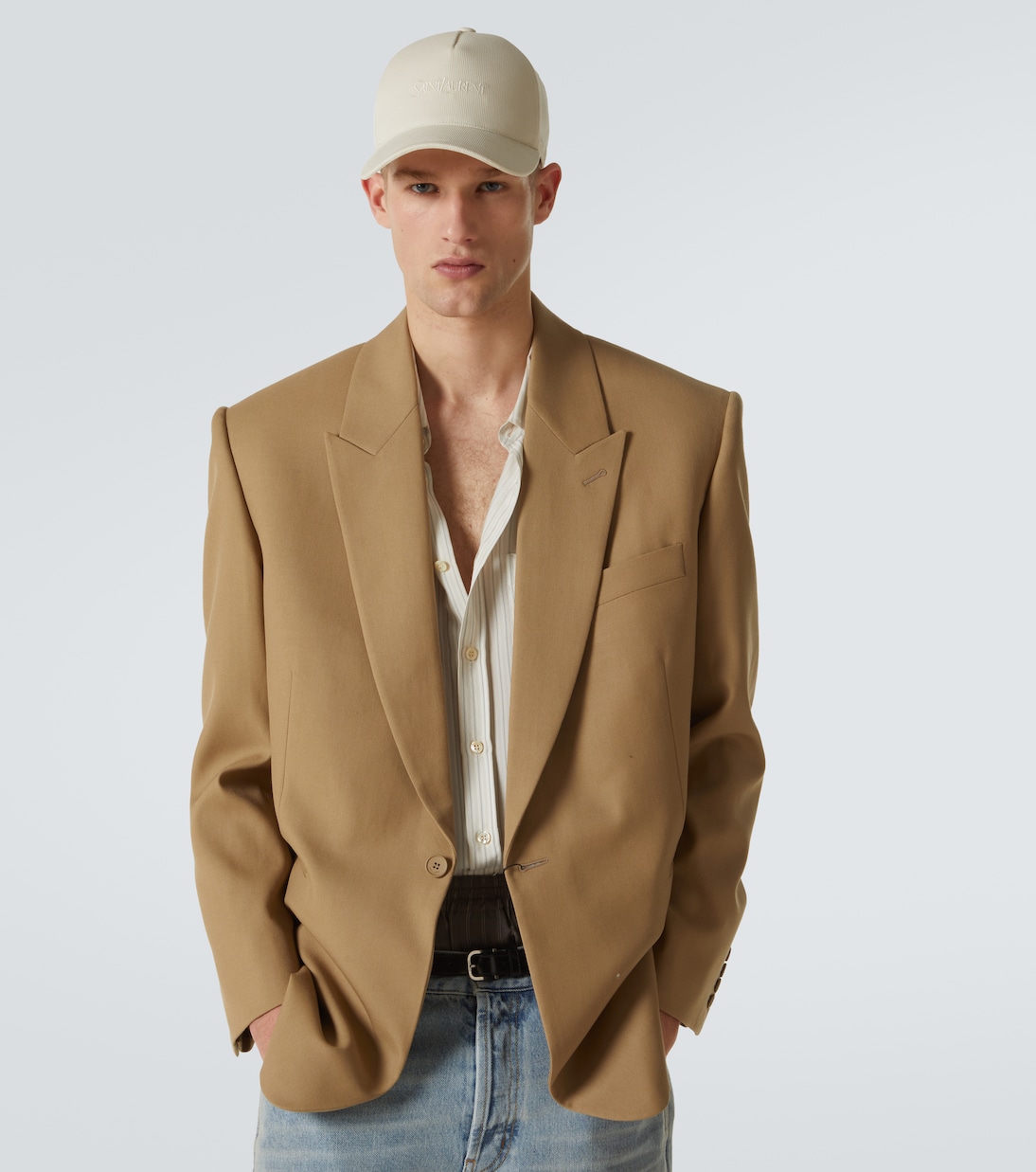 Gorra de pana de algodón | Saint Laurent