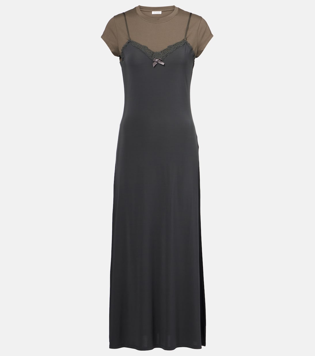 Layered jersey midi dress | Acne Studios
